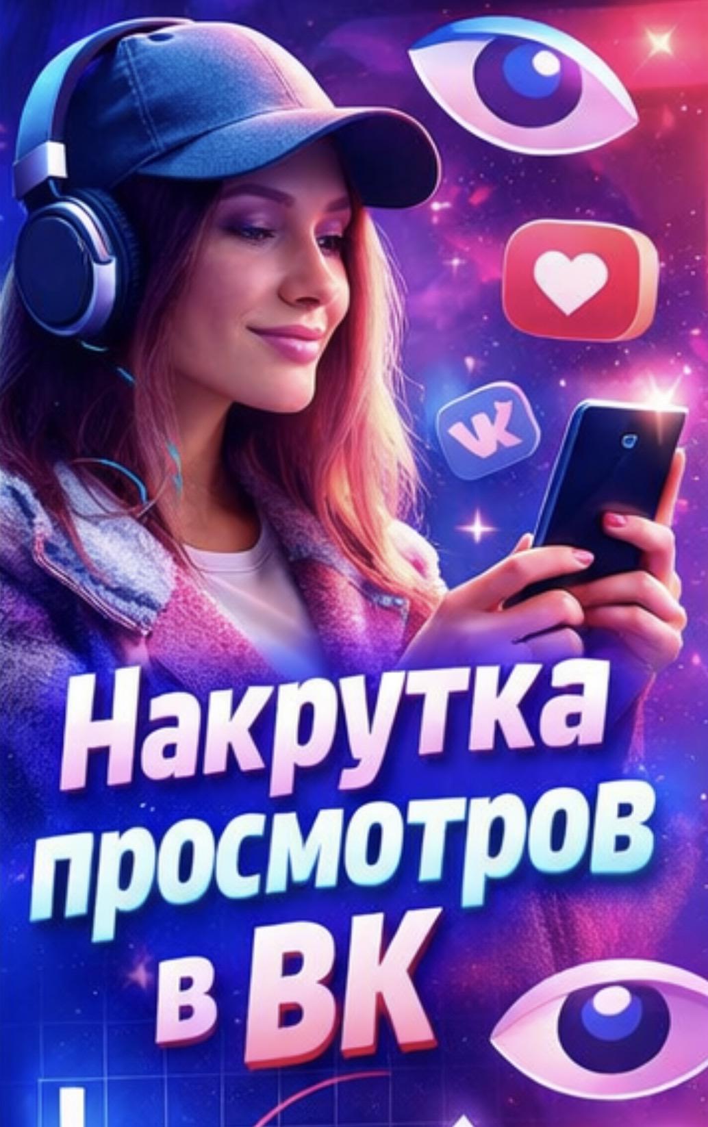 накрутка просмотров на пост вк