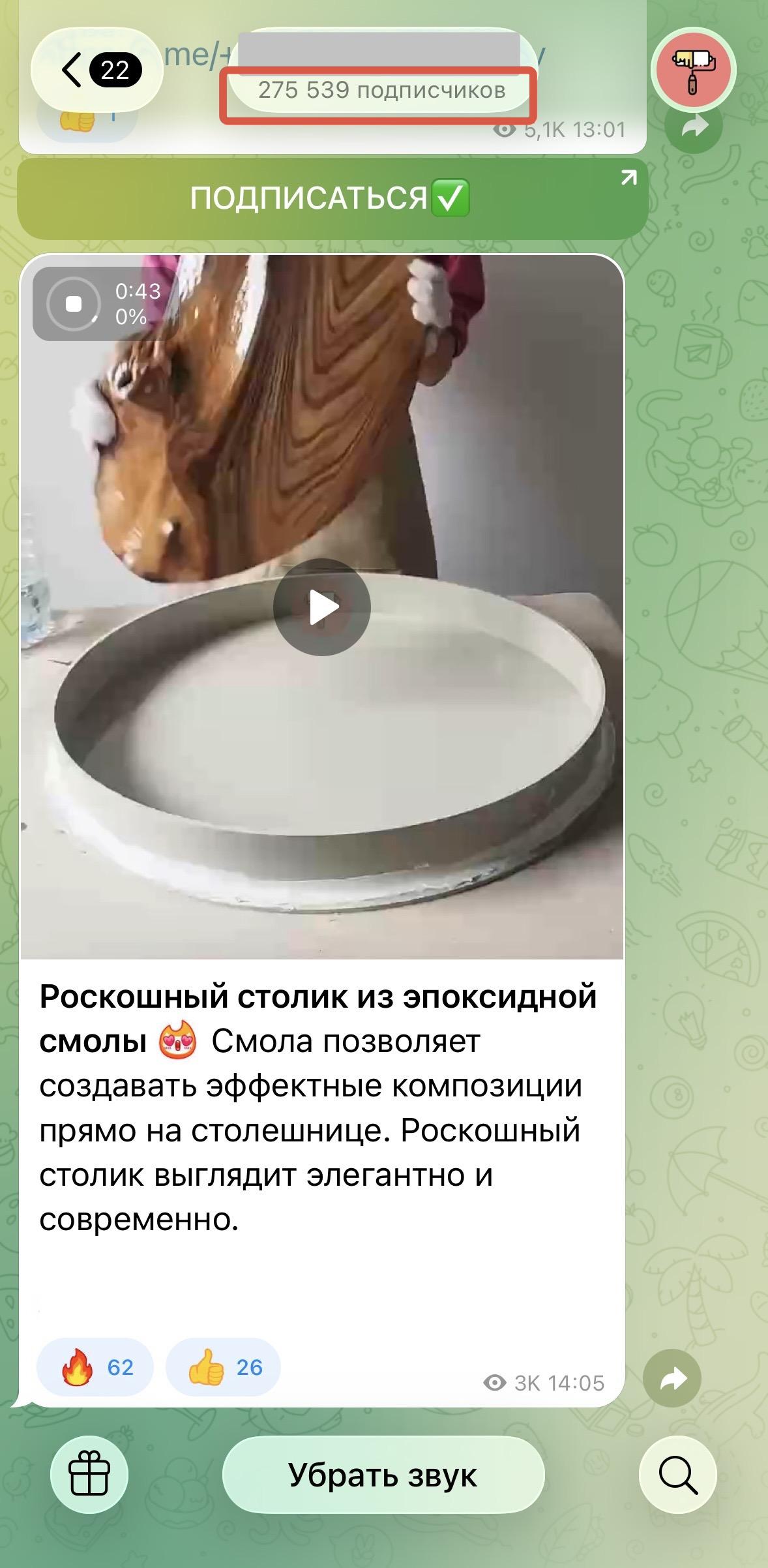 накрутка подписчиков телеграм бесплатно